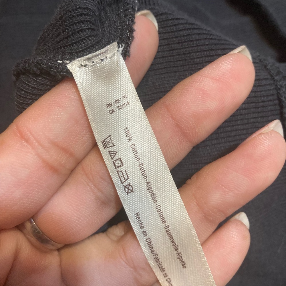 Free People Beach Black Sunflower Ribbed Knit Long Sleeve Maxi Dress Size Small - Picture 7 of 10